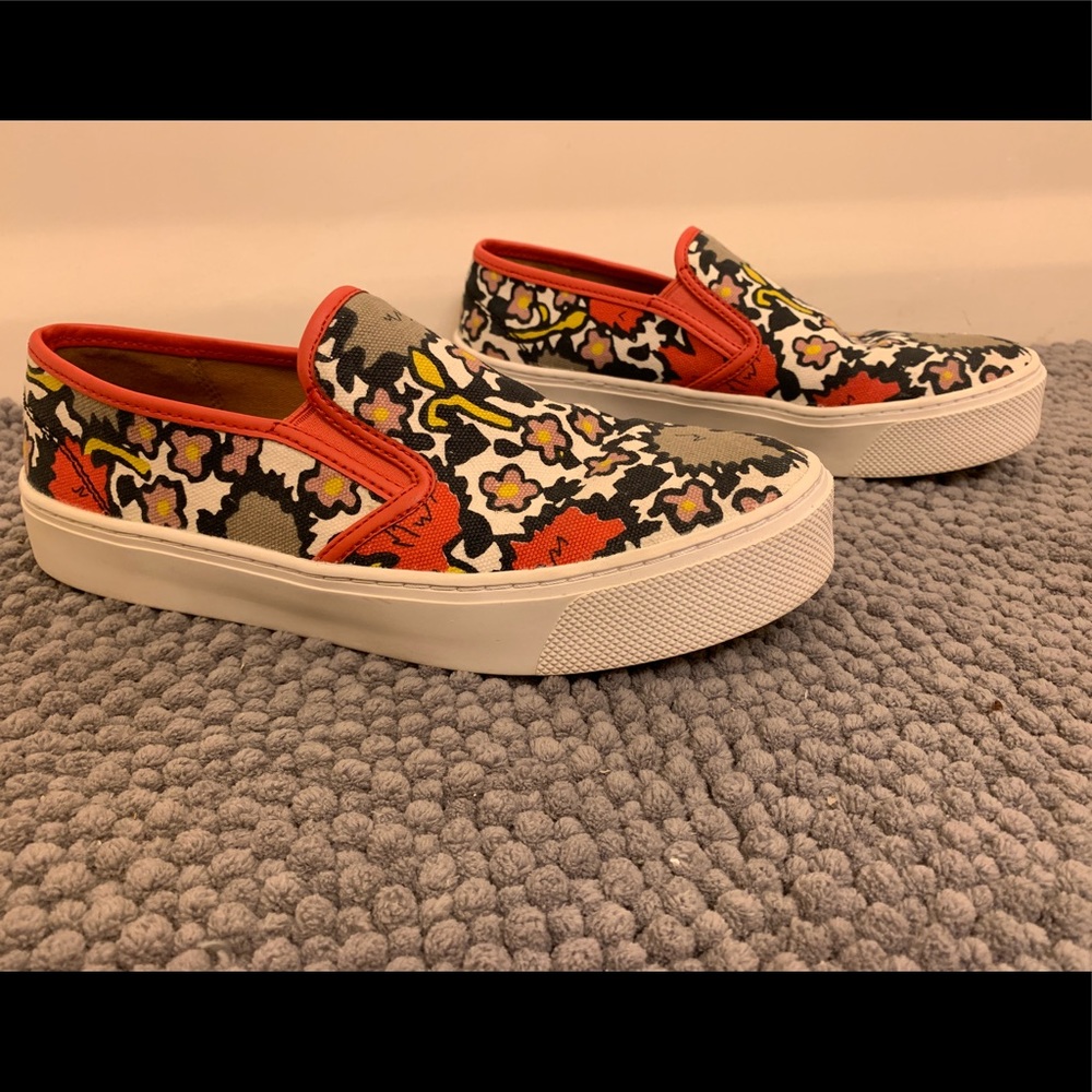 Coach patterned shoes